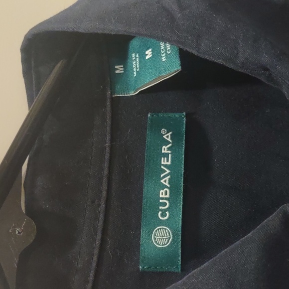 Cubavera casual button down shirt, blue - Picture 3 of 4